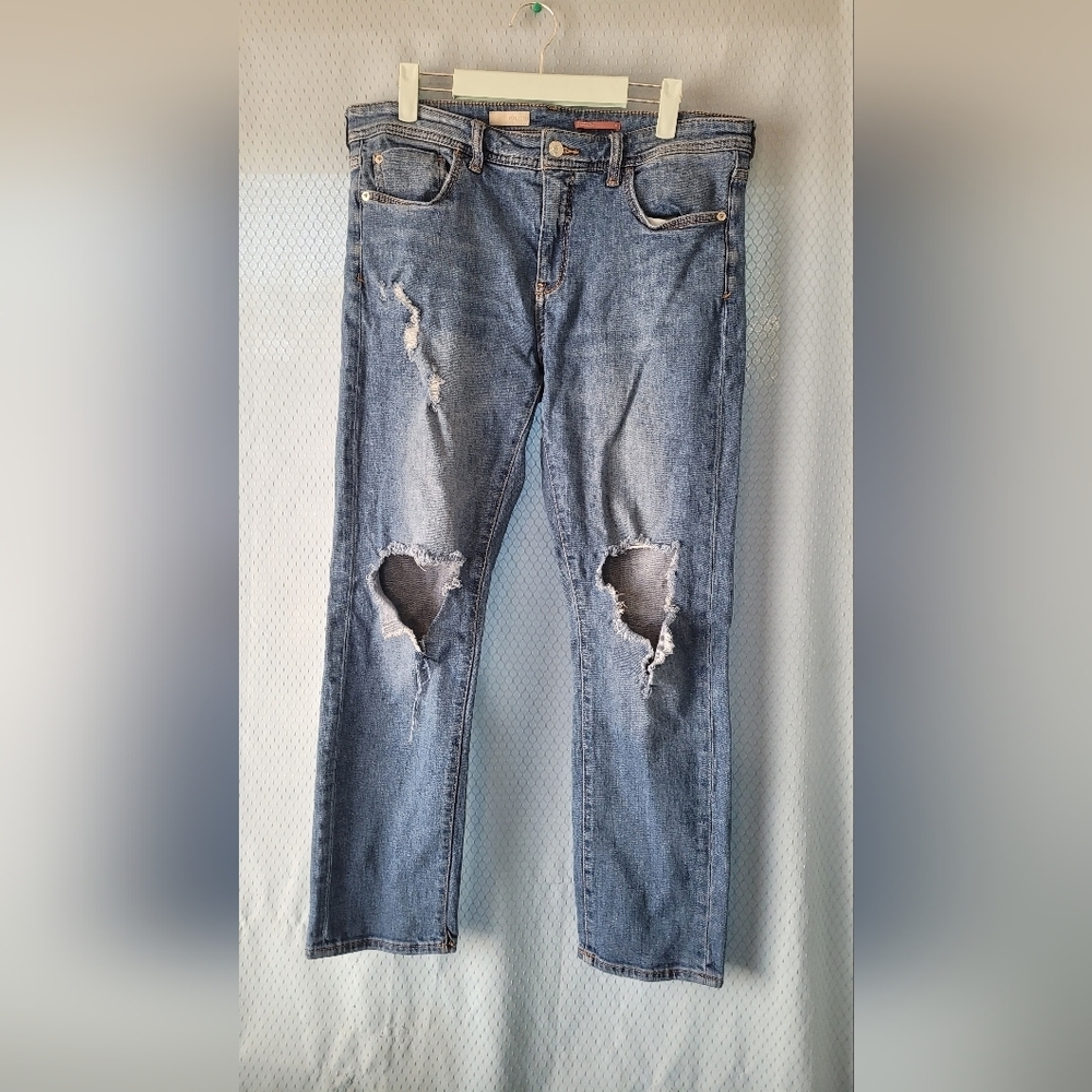 Anthropologie Pilcro Women’s Slim Boyfriend Crop Sz 30